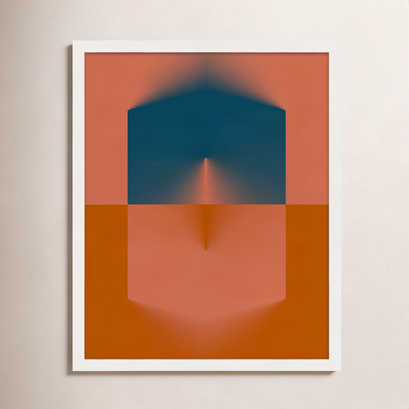 "Capsule Collection 1" par Jacques Pilon - Art mural encadré, H 25 po x l 20 po x P 1,25 po, Blanc