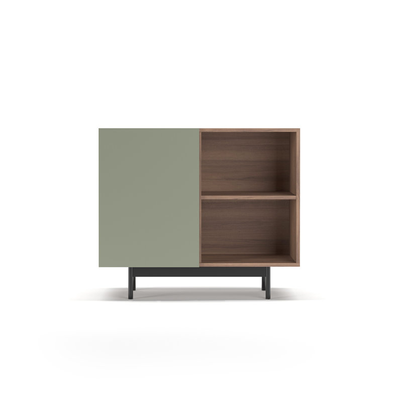 Jorde Standard Accent Chest, Walnut/Green