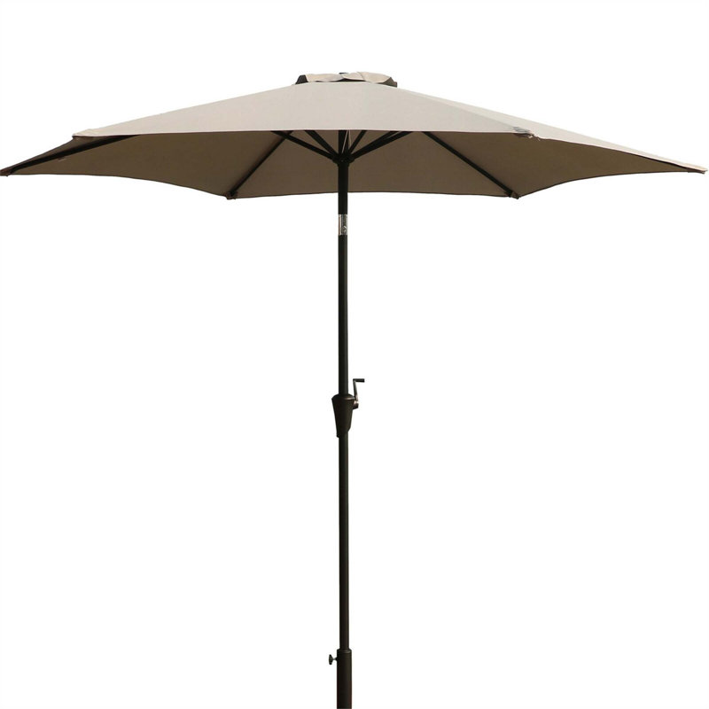 Parasol d'extérieur durable avec fonctions polyvalentes et design élégant, Gris