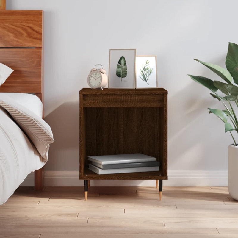 Plainsboro Bedside Table, Grey Sonoma, Set of 2