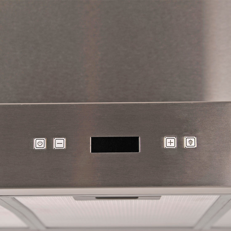 Cavaliere Stainless Steel 900 CFM Ductless (Non-Vented) Island Range Hood with Mesh Filter