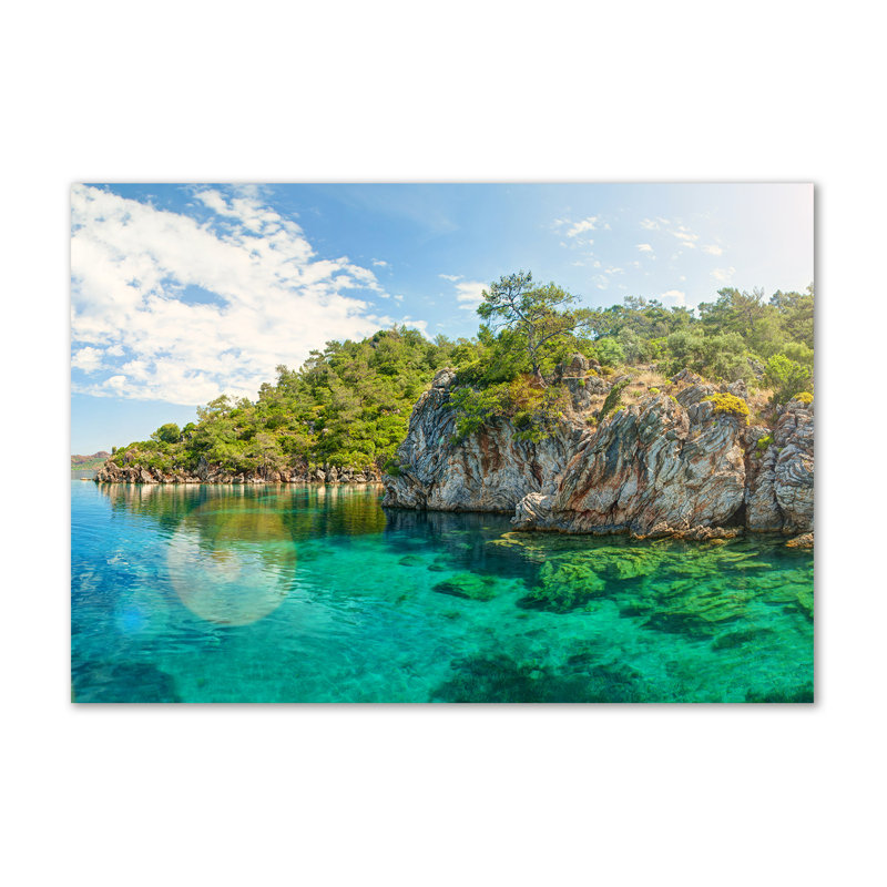 Blue Lagoon - Wrapped Canvas Print