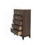 Commode 5 tiroirs, commode de chambre à coucher, armoire d'appoint