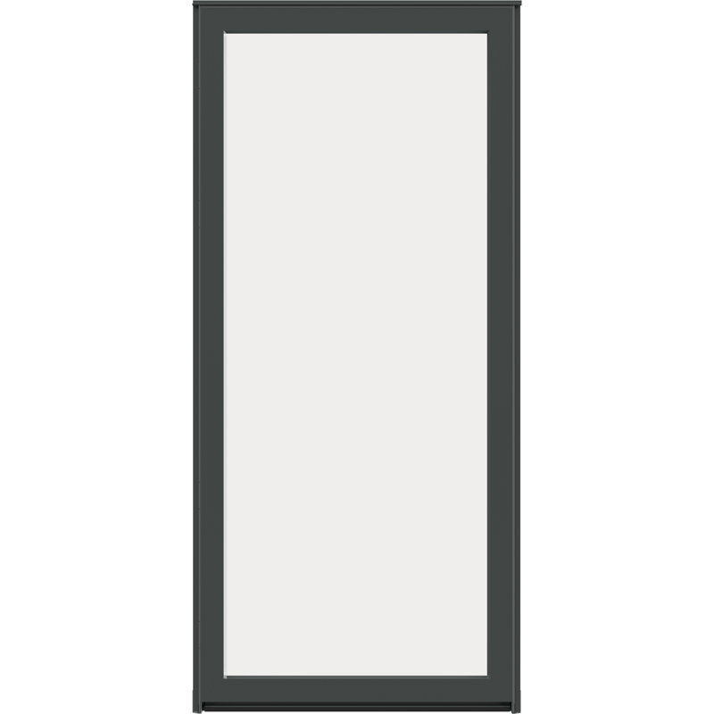 Porte de tempête réversible à charnière 60MT à vue maximale avec écran interchangeable, L 32 po x H 81 po x P 1,63 po