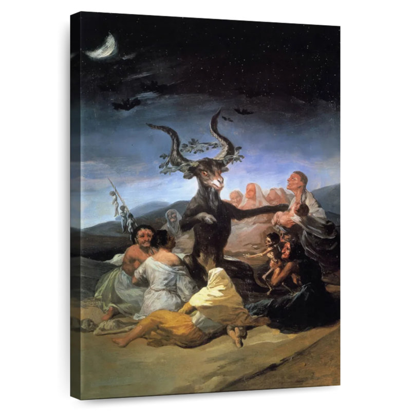 Le sabbat Kelan Witches '1797-98, H 24 po x l 16 po
