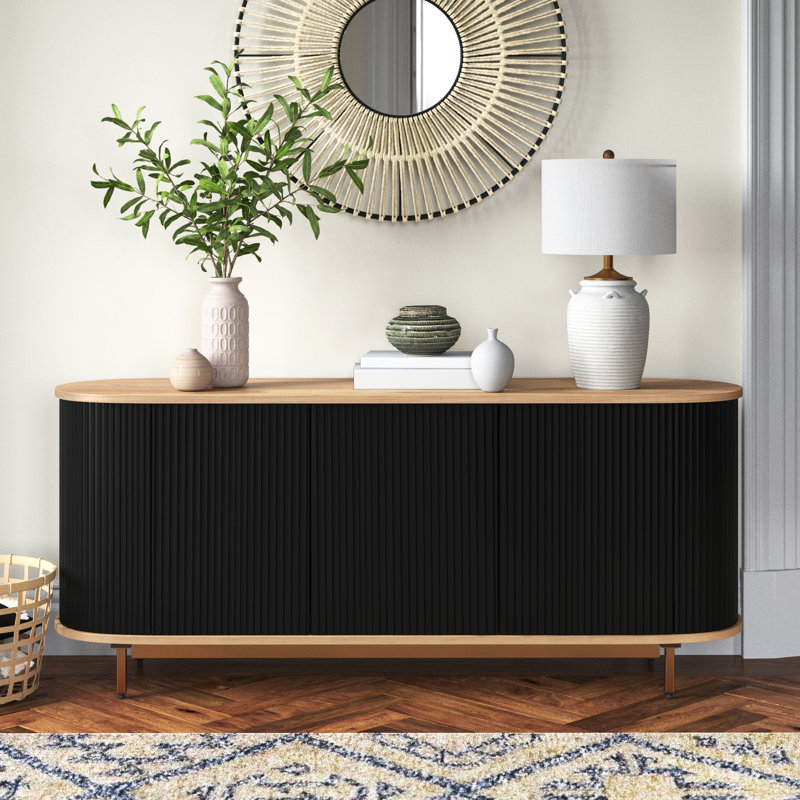 Buffet 70 po x 18 po x 30 po Modern Wood