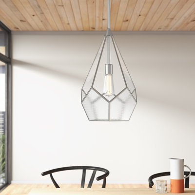 Luminaire suspendu géométrique 1 lumière Tiedeman