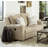 55.5" Dual Reclining Upholstered Loveseat with Accent Pillows-73230066-72273615