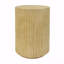 Table d'appoint cylindrique Mgo, texture bois