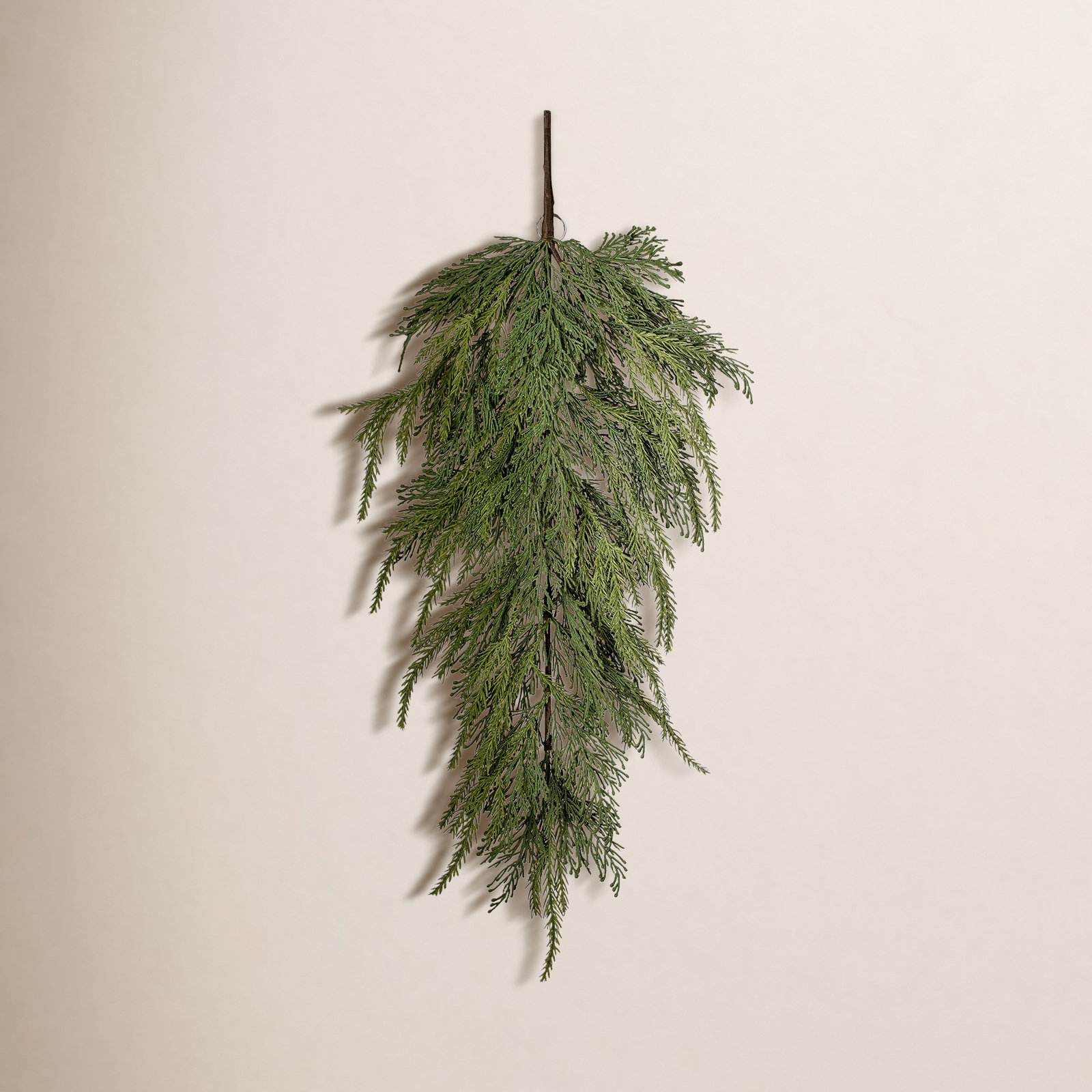 PVC Greenery 25" Cedar No Holiday Swag