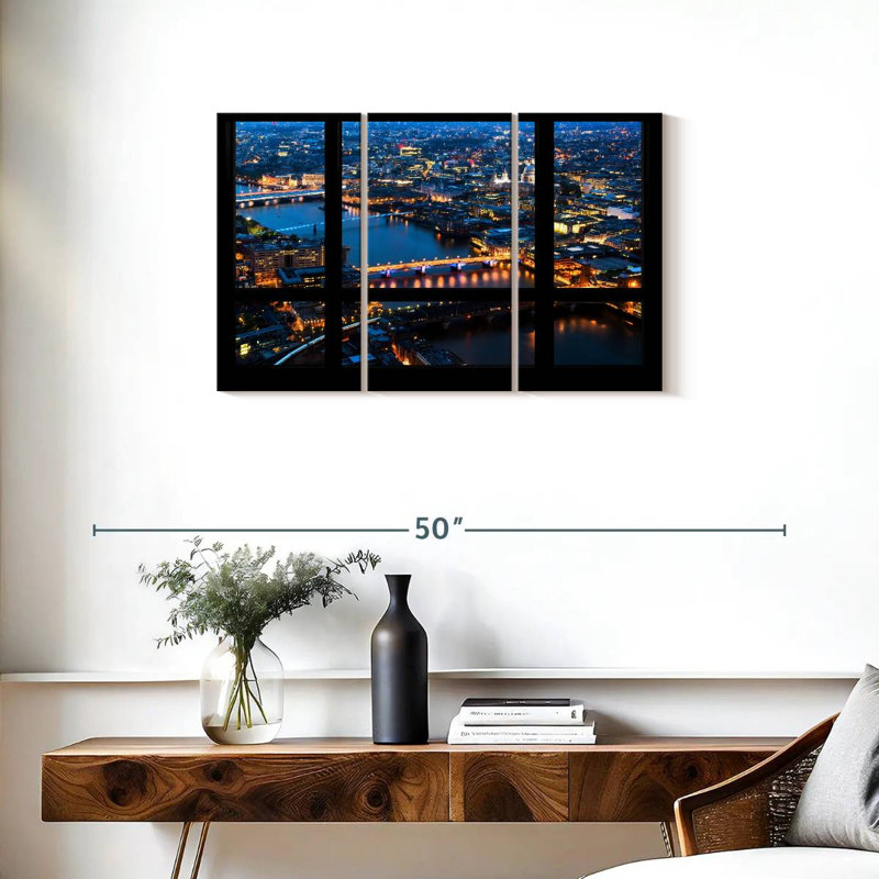 Vue de la fenêtre Kavia London, H 20 po x l 33 po