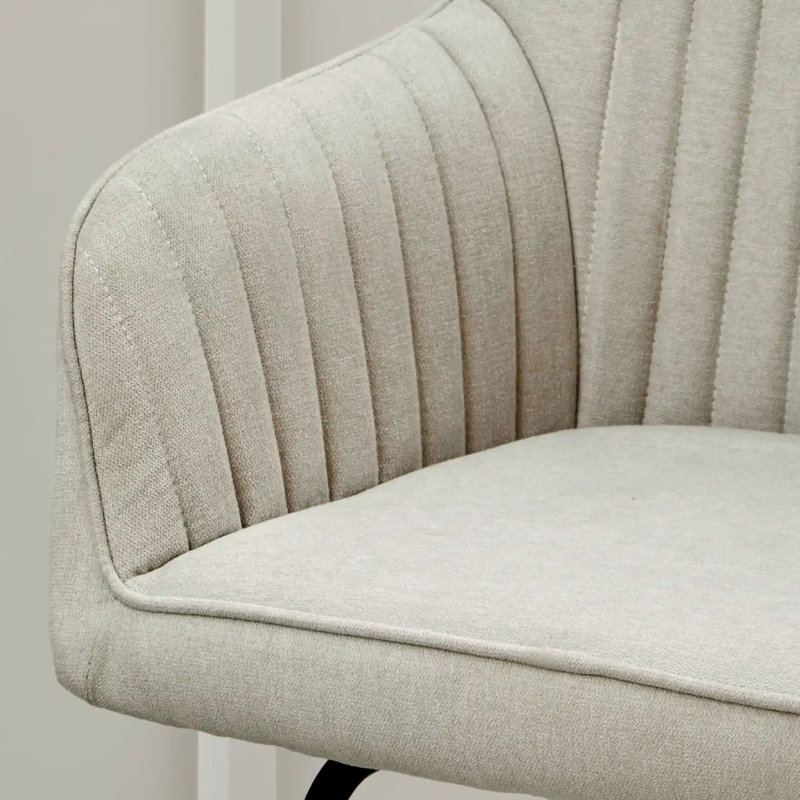 Dotir Office Chair, Black, Soft Beige