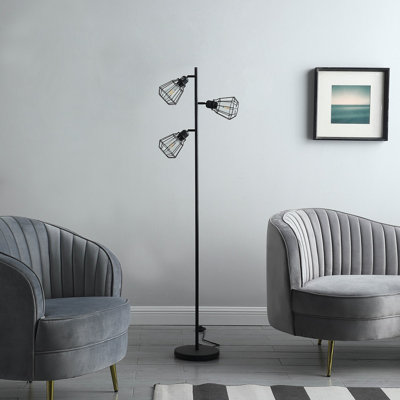 Lampe sur pied de ferme ajustable