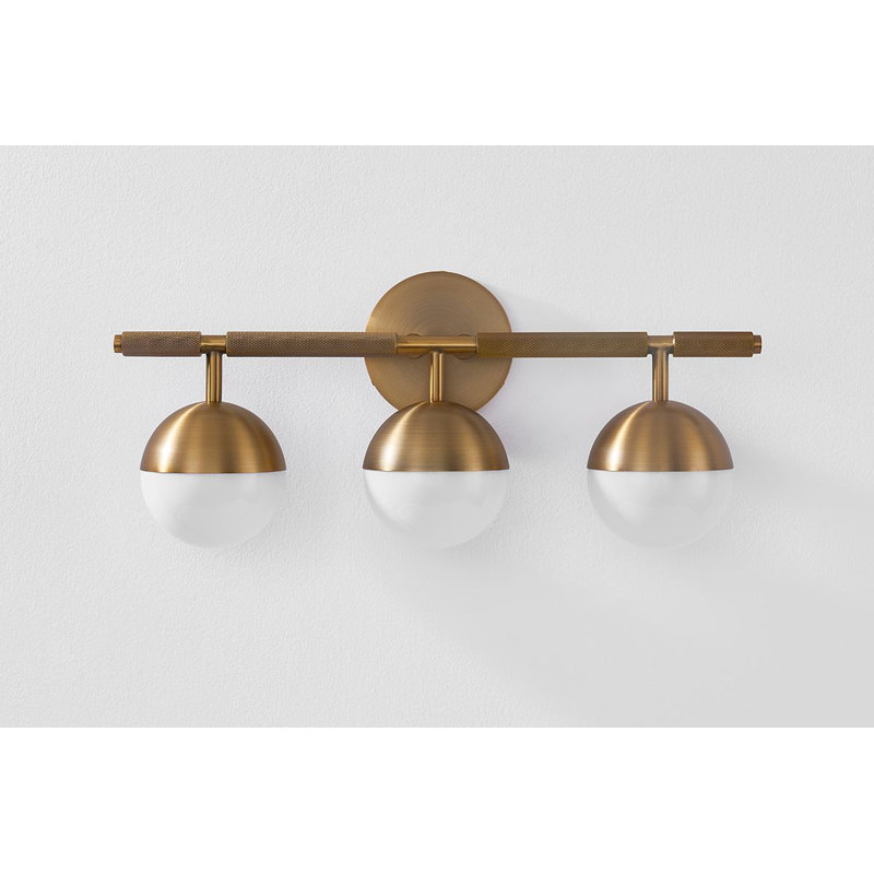 Enson 3 Light Bath and Vanity, Patina Brass