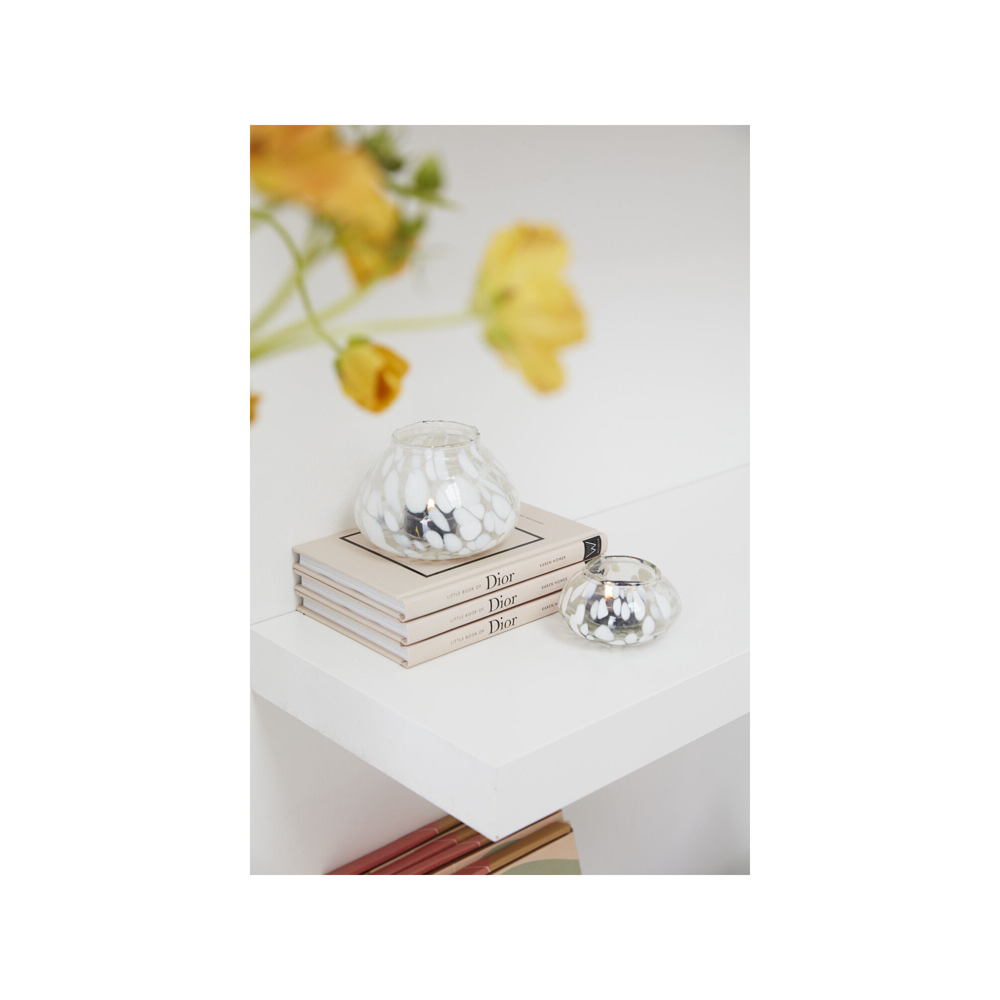 3.25'' H Glass Tabletop Votive Holder