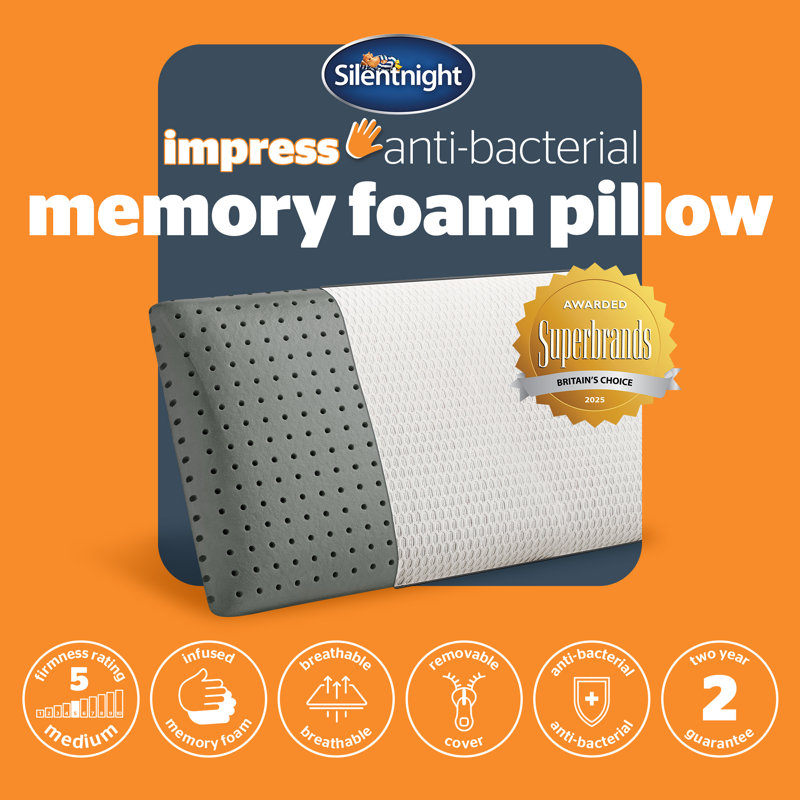 Silentnight Impress Anti-Bacterial Memory Foam Pillow