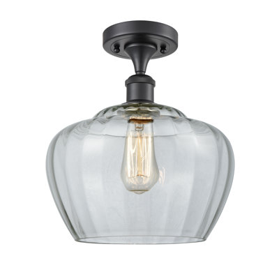 Renee Glass Semi Flush Mount