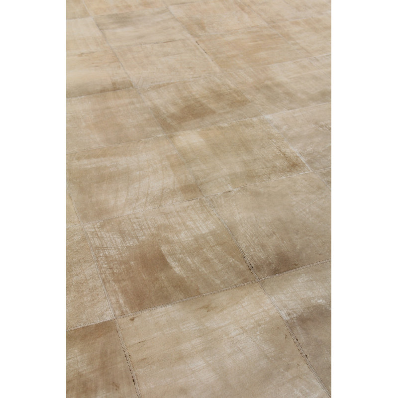 Capri Leather Geometric Area Rug, Rectangle 9'6" x 13'6"