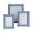 Decorative Resin Photo Frame with Scalloped Edges and Glass Front, Classic Rectangular Design, Built-In Stand, Durable Polyresin Construction with Paper Backing for Secure Display and Timeless Appeal-883978010
