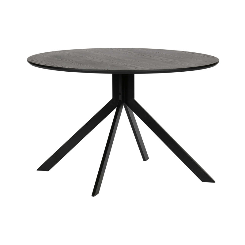 Bruno Round Metal Base Dining Table