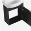 Meuble-lavabo avec lavabo Doors, 16 po pour petite salle de bain-120102150