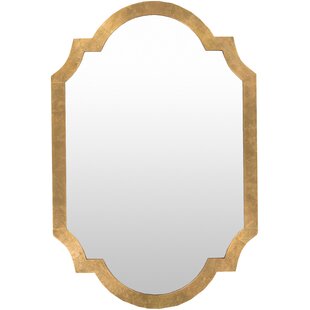 Louis Philippe Black Square Dresser Mirror With Rounded Edges