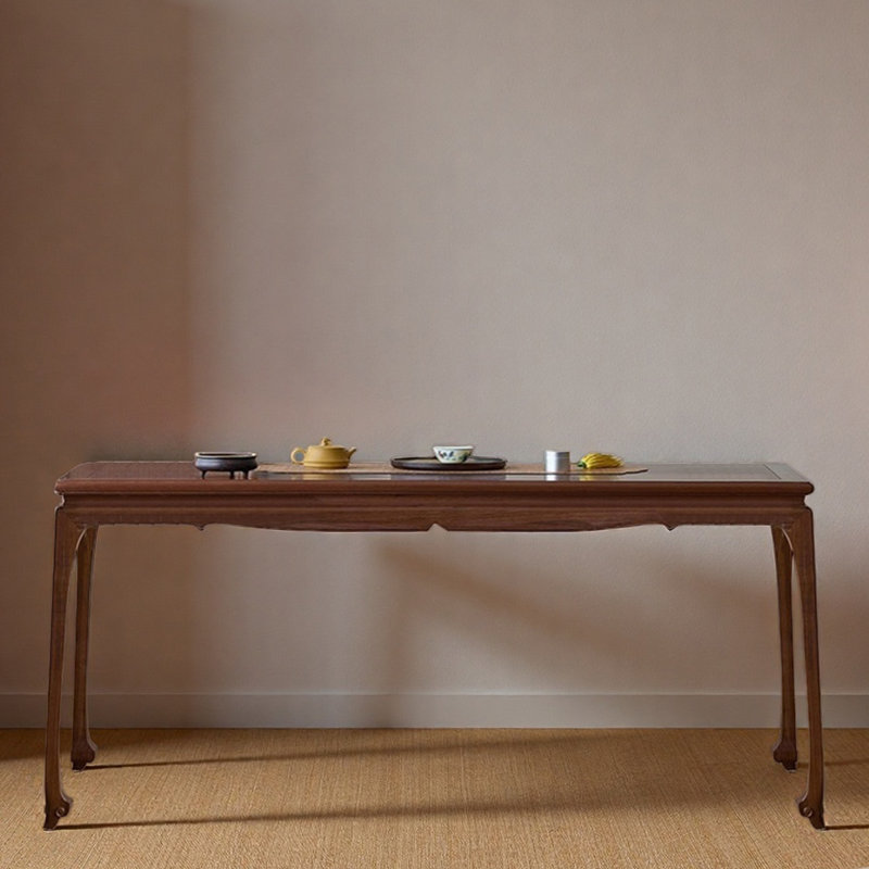Chinese-style desk, writing table for calligraphy, 31.5" H x 70.87" W x 31.5" D