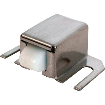 Porte de douche en acier inoxydable avec embout en plastique 1/2 po x 1-5 / 16 po Prime-Line (paquet simple)