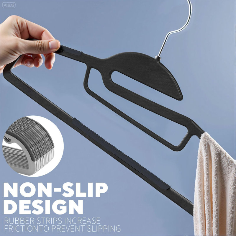 Plastic Standard Hanger, 31, Black