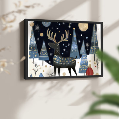 Art de Noël - DCXCIX - Reproduction encadrée - Restickable