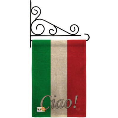 Double Sided 18.5'' H x 13'' W Burlap Garden Flag