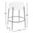 Lavanda Upholstered Counter Stool with Metal Frame