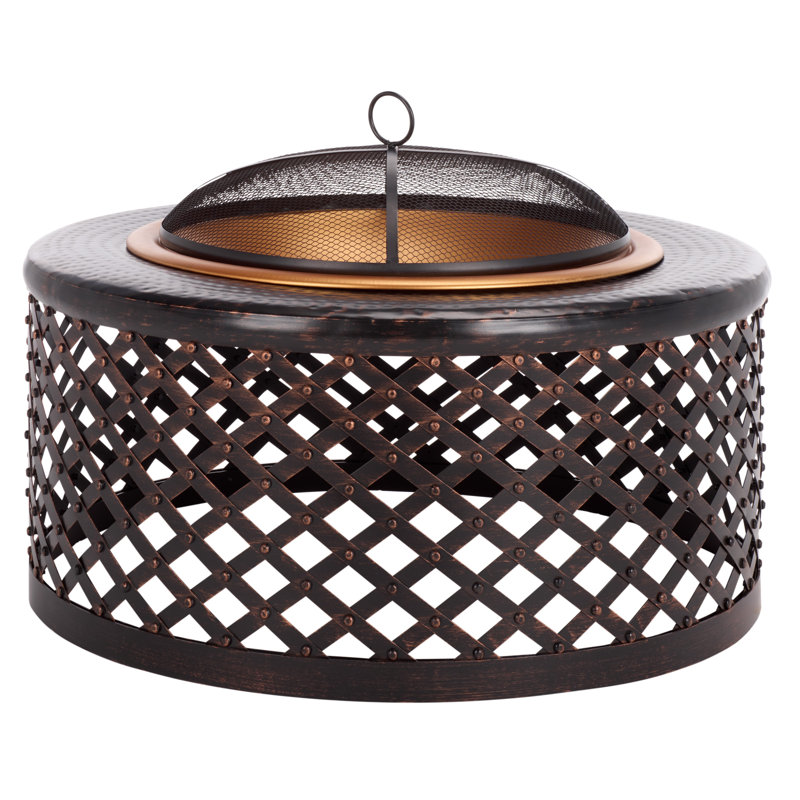 Balsam Round Cast Iron Wood Burning Smokeless Fire Pit