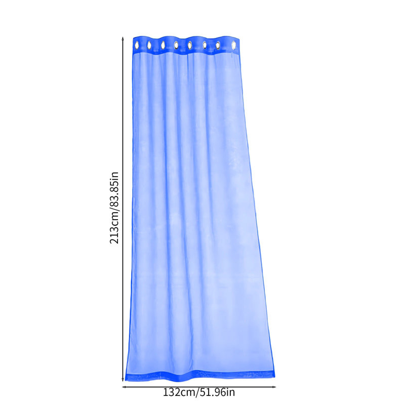Rideau de fenêtre extérieur transparent, A