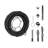 100 FT x 5/8" Professional Sectional Drain Cleaning Cable Kit with 7 Cutters - Heavy Duty Hollow Core Sewer Snake for Sinks, Toilets & Floor Drains