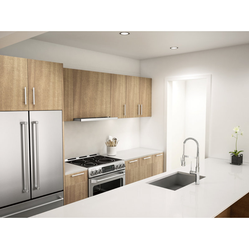 Zephyr Pisa 24 in. 290 CFM Under Cabinet Range Hood with Halogen Lights in Stainless Steel