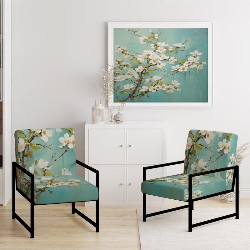 Fauteuil d'appoint Curtisville - Apple Blossom, Noir, noir, noir, noir