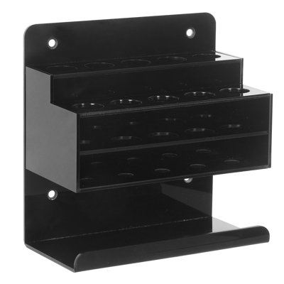 Kolins Acrylic 10 Slot Wall Mounted Marker Pen Holder