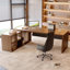 Bureaux en bois massif en L noyer-107526699-107526694