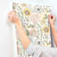 Papier peint artistique Bouquet neutre-112833536
