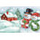 «Classic Snowmen II» par Mary Urban - peinture sur toile tendue