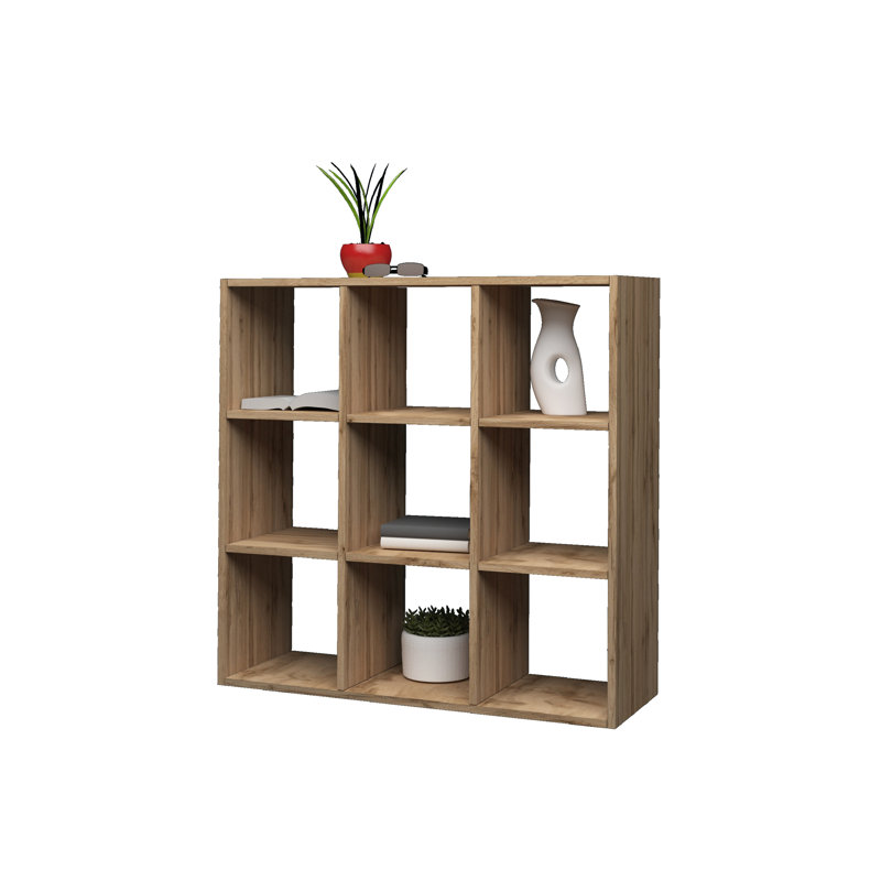 Maruska 90cm H x 90cm W Floating Bookcase
