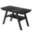 Ensemble de table de salle à manger 6 pièces à hauteur de comptoir en bois avec tablette de rangement, ensemble de table de cuisine avec banc et 4 chaises, style rustique, espresso + coussin beige-129387704-129387703-129387699