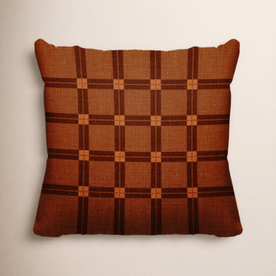 Plaid Indoor/Outdoor Throw Pillow