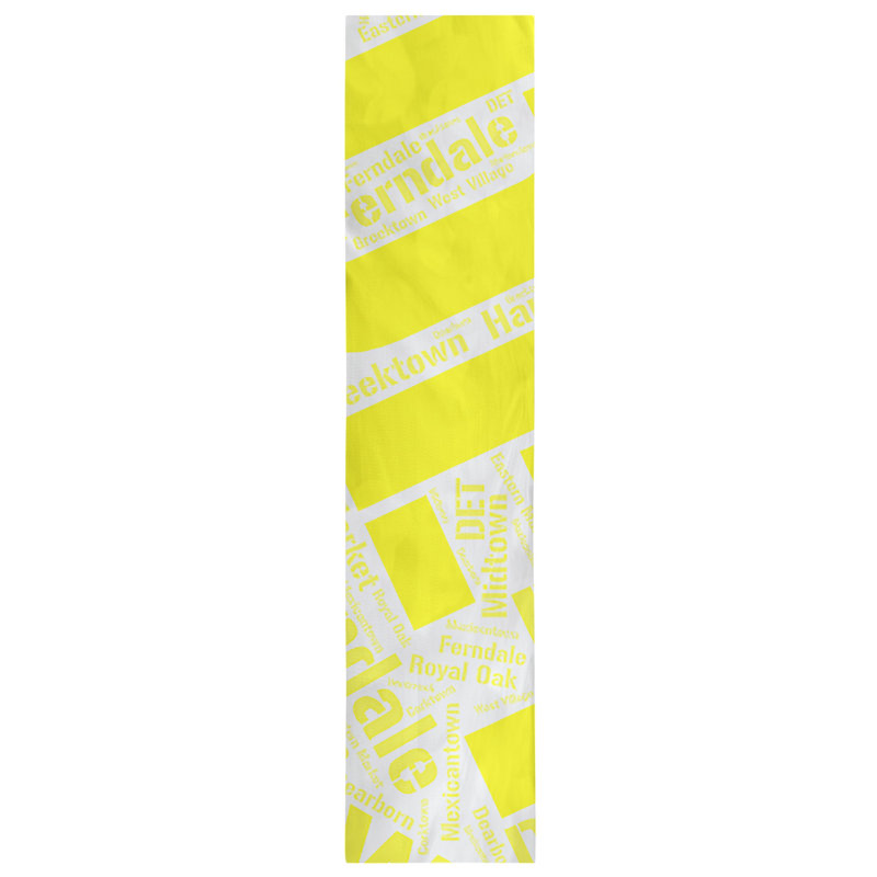 Chemin de table, 72 po x 16 po, Jaune, Détroit
