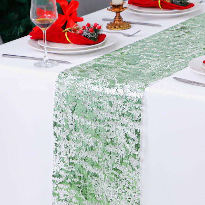 Chemin de table Sage Green