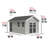 Handy Home Fairfax Wood Shed (Various Sizes)-113449495-108586555