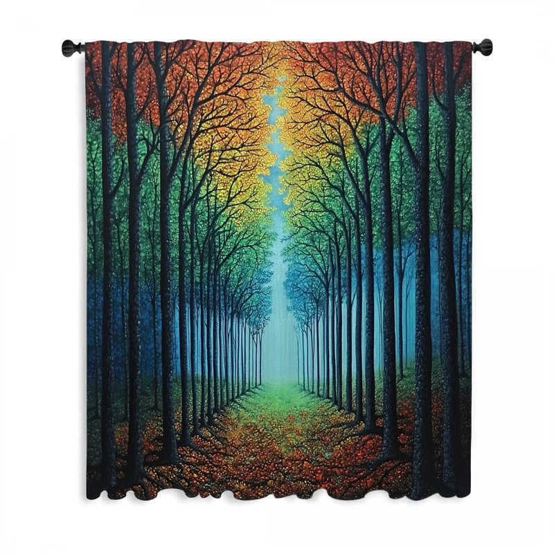 Rideaux de fenêtre Forest, occultant et voilages - 1 panneau, L 50 po x L 84 po