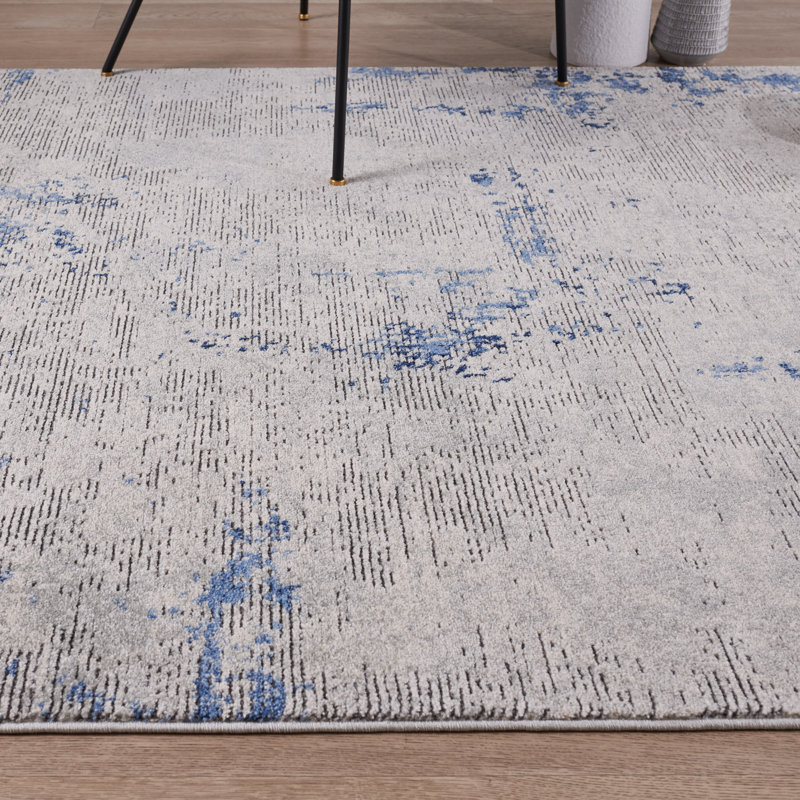 Abstract Indoor Rug, Rectangle 5'3" x 7'7"
