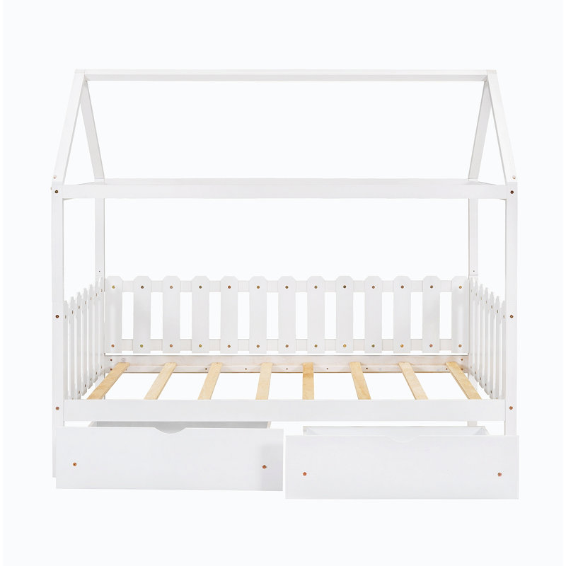 Lit plateforme 70,13 po Osnabrock, Blanc